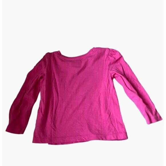 Baby Gap "Always Got Your Back" Long Sleeve Tee Shirt Size 2 T Organic C… - Picture 2 of 6